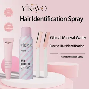 【September Promotion】YiKAVO Facial Hair Removal Spray Gentle FaceShaving Mist Hair IdentificationSpray and Peeler Set Essence repairs the face, cleanses the face, avoids facial injuries, avoids facial redness, cleanses the face cleanly Home in the Bedroom