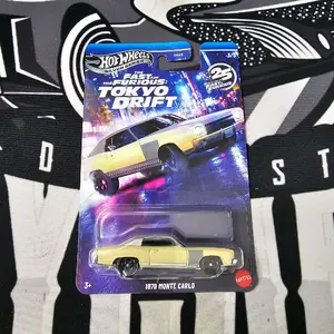 Hot Wheels Silver Series - Tokyo Drift - 70 Monte Carlo - 1:64 Diescat Model Toy Car
