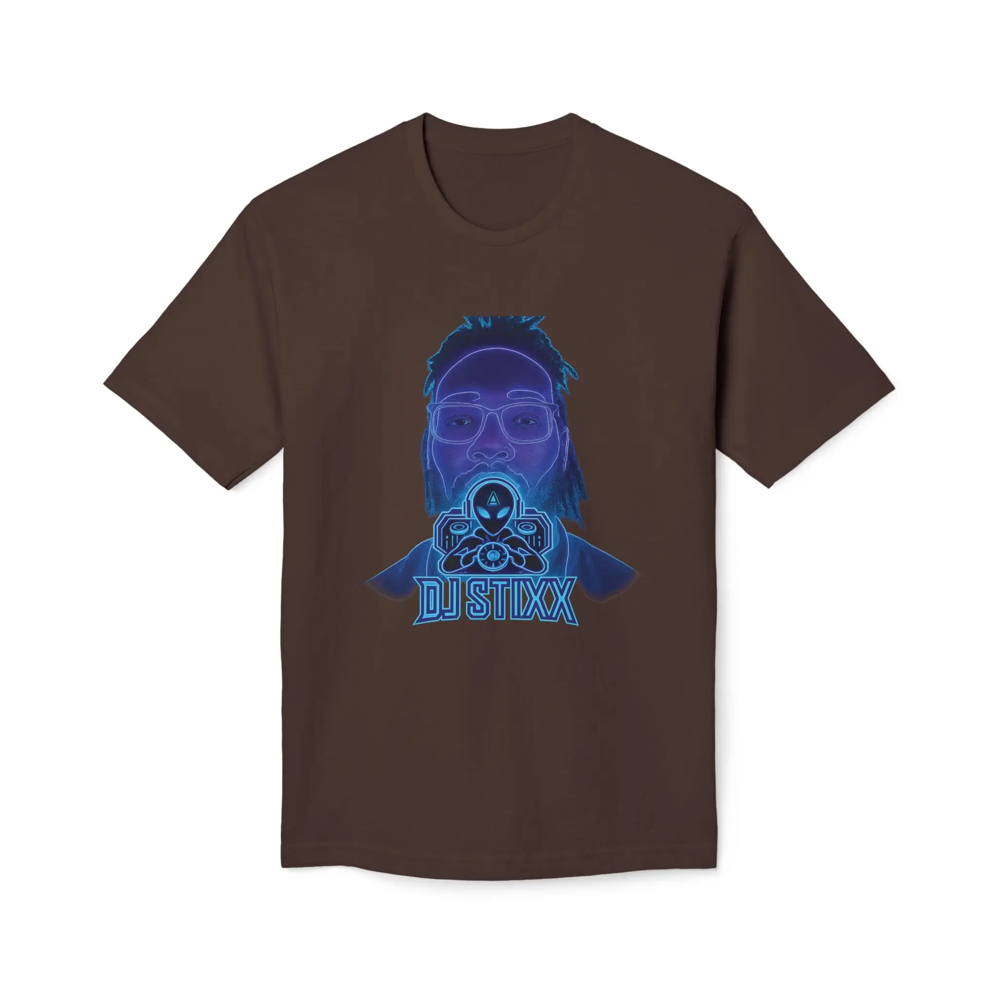 DJ STIXX Neon Logo Tee — Live Session Merch
