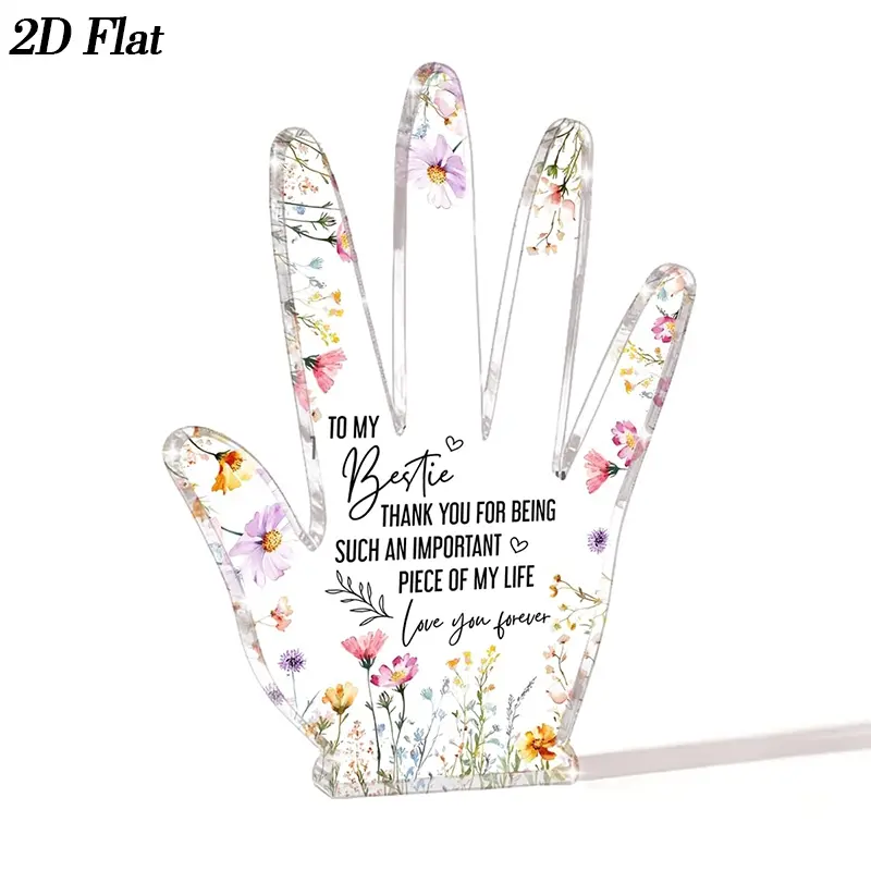 Acrylic Jewelry Holder Bracelet Stand, Christmas Birthday Gift for Women, Unique Friendship Present, Ladies' Accessory Display Rack