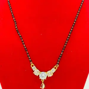 Daily wear Nepali Mangalsutra with black Potey Daily wear Nepali Mangalsutra with black Potey