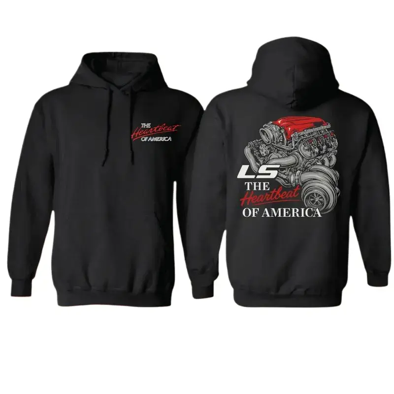 Women's Classic Motorsport Graphic Hoodie - Cozy Soft Cotton Long-Sleeve Pullover, Comp Cams Garage Skull Print Streetwear Sweatshirts for Car Enthusiasts