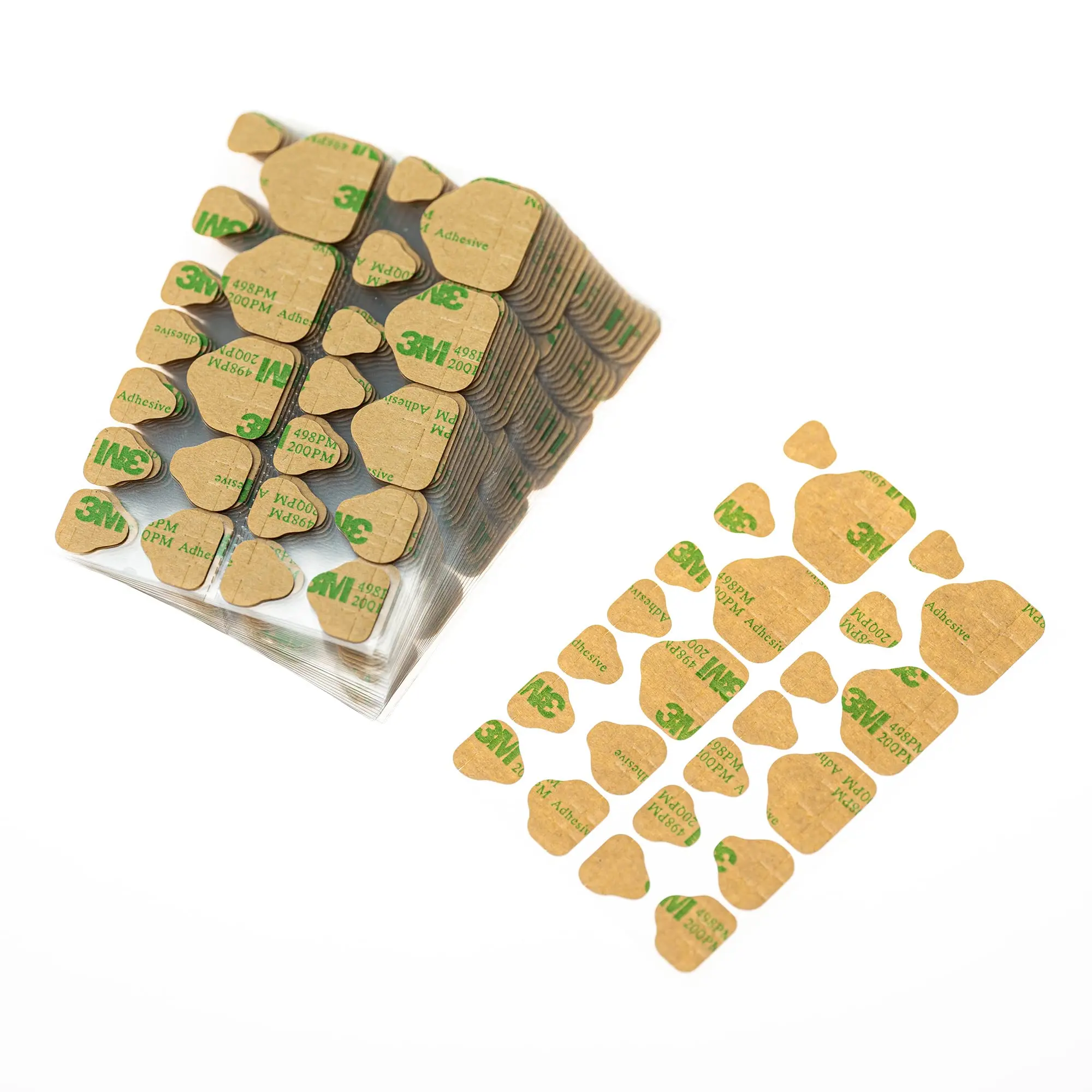 Oktake 3M Nail Adhesive Tabs: 25 Sheets of Waterproof Transparent Double-Sided Tape Stickers for Press-On Nails, Strong Sticky Gel Glue (600 Pcs) for Nail Art and Care