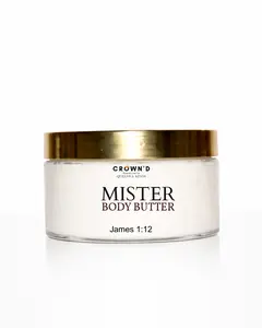 MISTER Whipped Body Butter for Men | Non-Greasy Moisturizer for Dry Skin + Luxury Masculine Scent