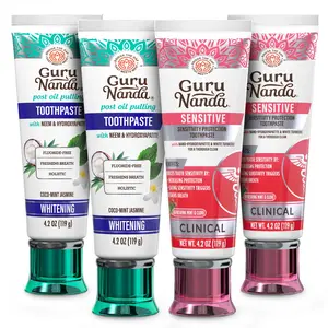 GuruNanda Sensitive Protection & Whitening Toothpaste 4 Pack GuruNanda Sensitive Protection & Whitening Toothpaste 4 Pack