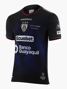 Independiente del Valle 2024 Third Black - Blue - Pink- Black  Ecuado,soccer jersey,football jersey authentic, fan shirt, sports shirt, jersey vintage, special edition, match jersey, training wear.