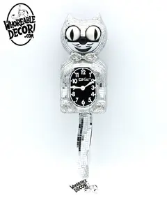 Mirrorball - Custom Kit Cat Clock