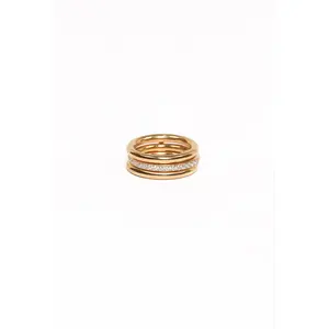 Domitia Ring Set - Gold