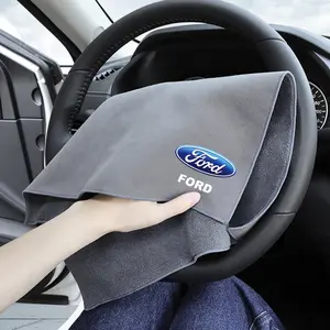 Ford Exclusive Car Wash Towel, Dual-Sided High Absorbency, Gentle on Paint and Interior, Quick Dry Durable, Fits Ford Full Range Models