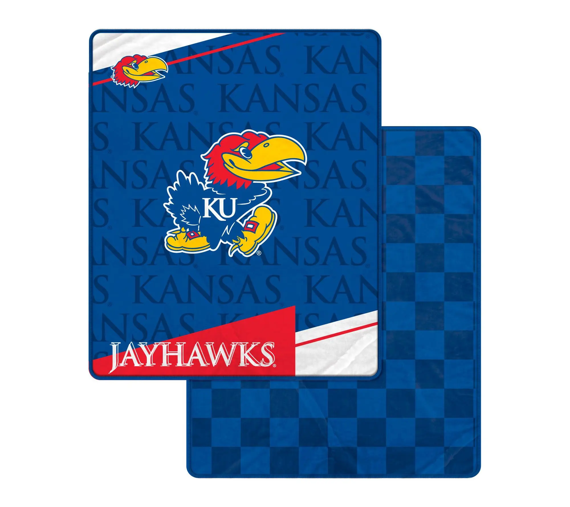 Pegasus Sports NCAA Diagonal Ghost Checker Blanket
