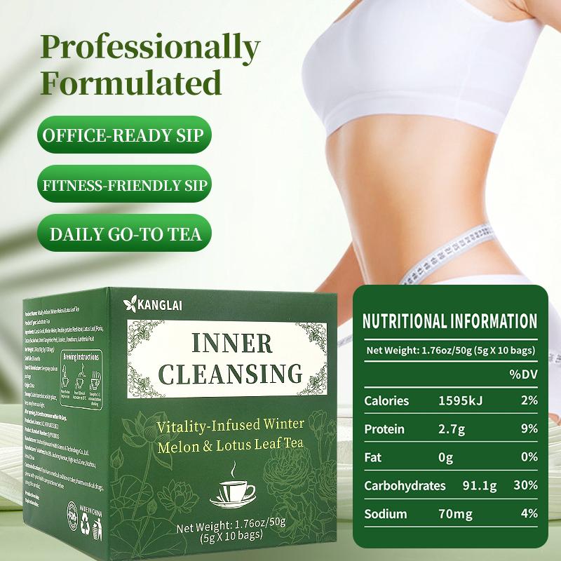 Premium Winter Melon & Lotus Leaf Herbal Tea –  Carefully Selected Botanical Ingredients, 100% Natural, Caffeine-Free, Vegan & Gluten-Free –  Herbal Tea for Digestive Comfort & Daily Balance detox