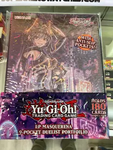 YuGiOh Trading Card Game Card Supplies I:P Masquerena 9-Pocket Portfolio