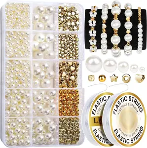 Beads for Bracelets, 720 count Bracelet Making Kit for Adult, Friendship Bracelet Kits, Bracelet Bead Kits, Small  Beads and  Beads Beading Kit for Bracelets,  Making Kit