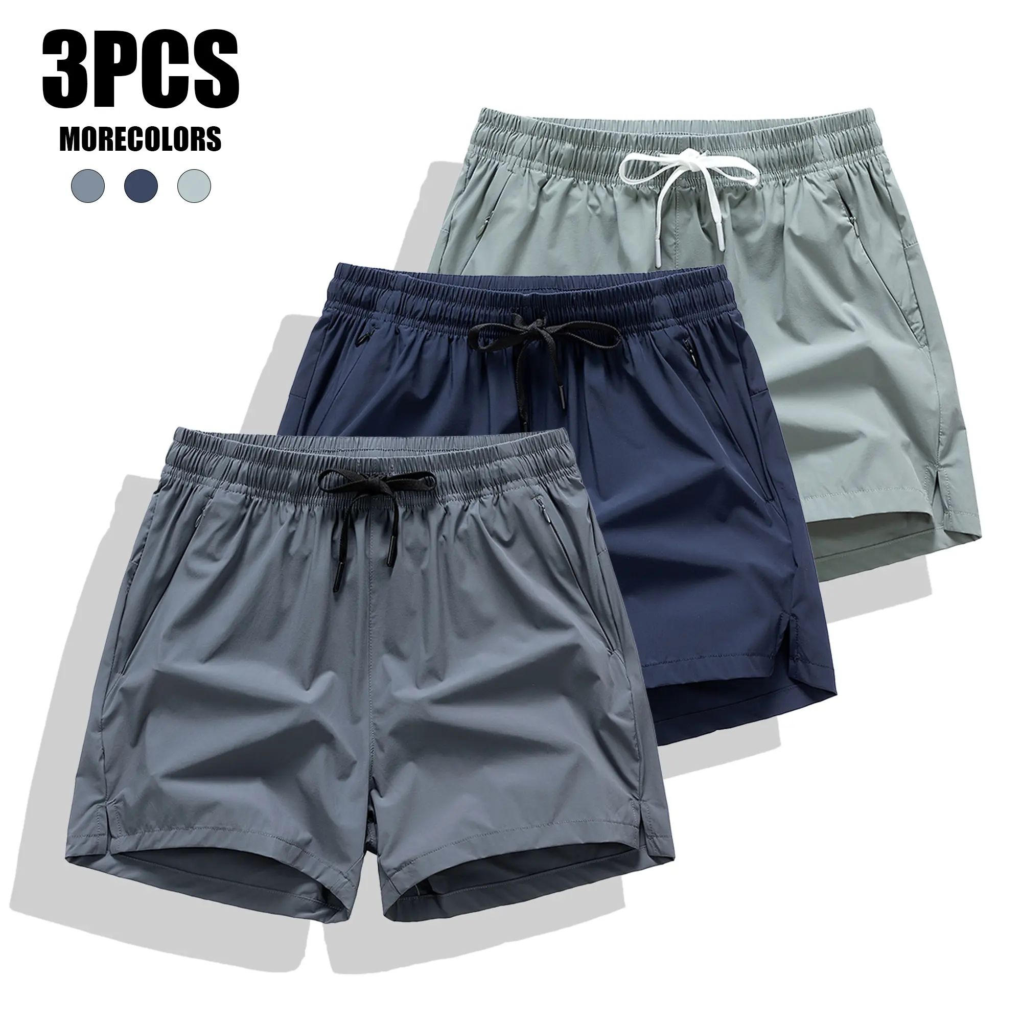 Dark gray + dark blue + light green