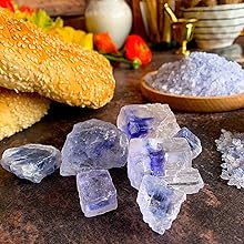 Ancient Blue Salt – Rare Mineral Treasure | High Potassium, Low Sodium, Pure & Unprocessed | Gourmet-Grade by Richure 100g (3.52 oz)