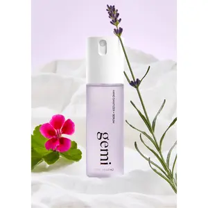 Amara | Gemi Beauty | Hand Sanitizer + Serum | Hydrating K-Beauty Formula with Centella, Vitamin B5 & Green Tea | Kills 99.9% of Germs | Fresh Aromatic Scent with Lavender, Geranium & White Musk | 650 Sprays