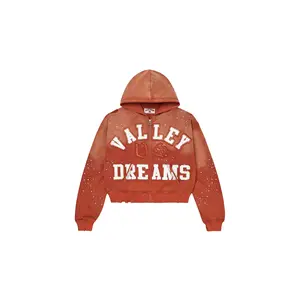 Classico Zip Up Hoodie "Orange" VAL146