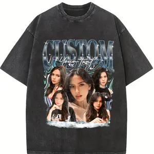 Custom Photo Bootleg Girlfriend 6 Face 90s Retro Vintage Shirt Sweatshirt, Shirt with Face on It for Boyfriend Birthday Gift, Customized Womenswear