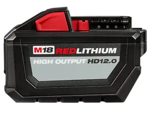 Milwaukee 18Ah 12.0Ah 48-11-1812 M18 HD12.0 RedLithium High Output Battery Packs for Power Tools