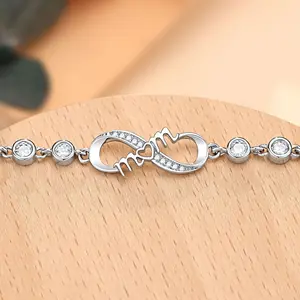 Desimtion Gifts for Women Mom, Infinity Love Bracelets for Women, Christmas Stocking Stuffers Birthday Jewelry Gifts for Girls Girlfriend Mom Daughter