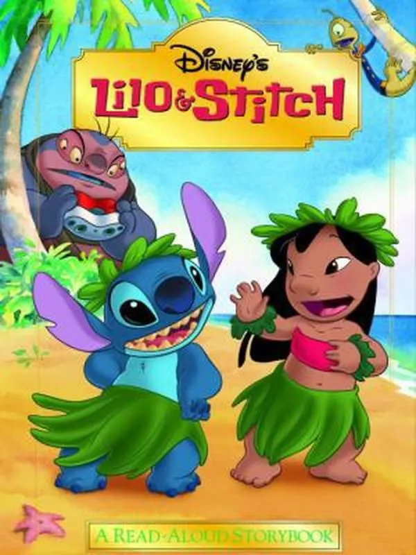 USED Book - Lilo and Stitch Read-Aloud Storybook by RH Disney (Hardcover) - english
