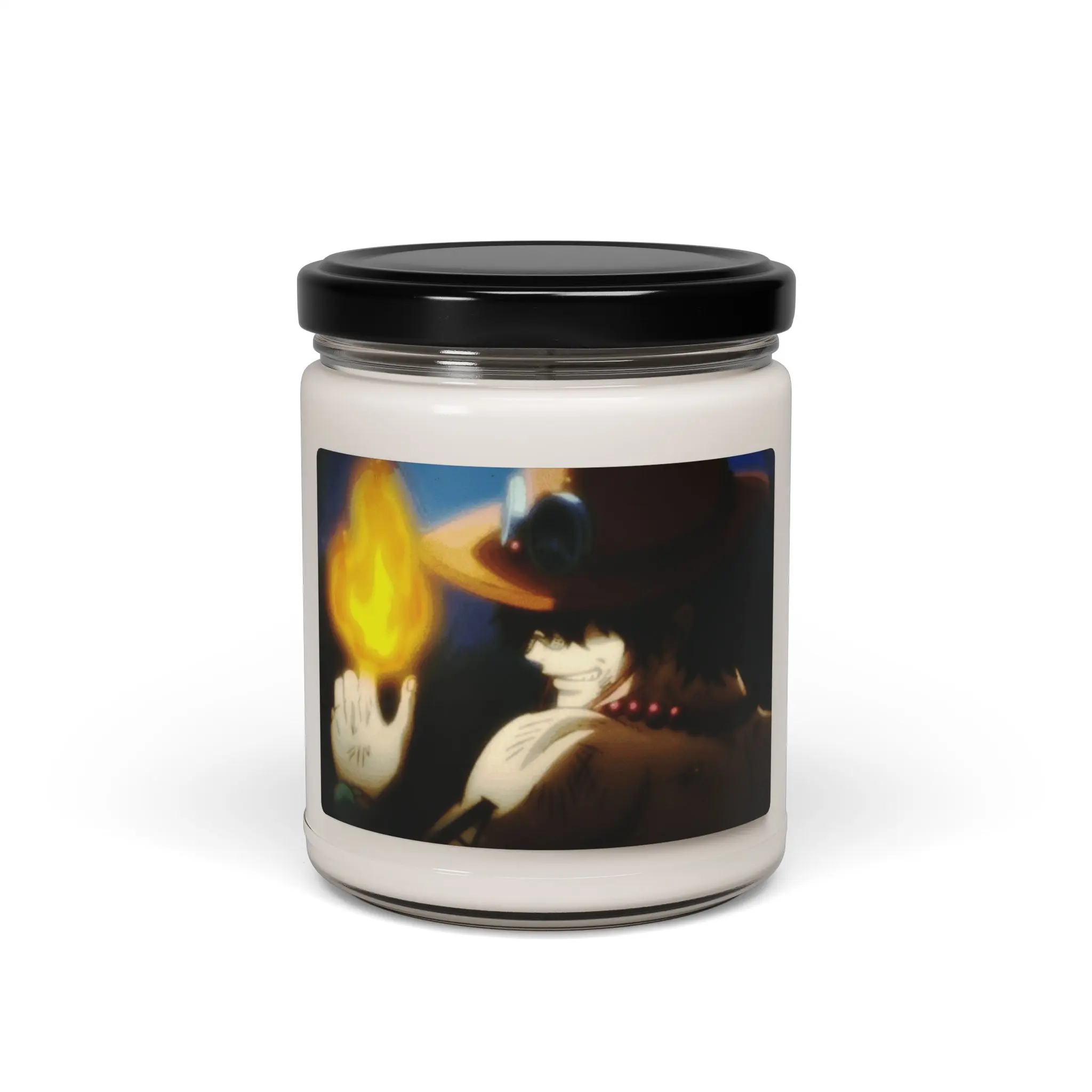 Fire Fist Ace Scented Soy Candle - 9oz, One Piece Anime Decor