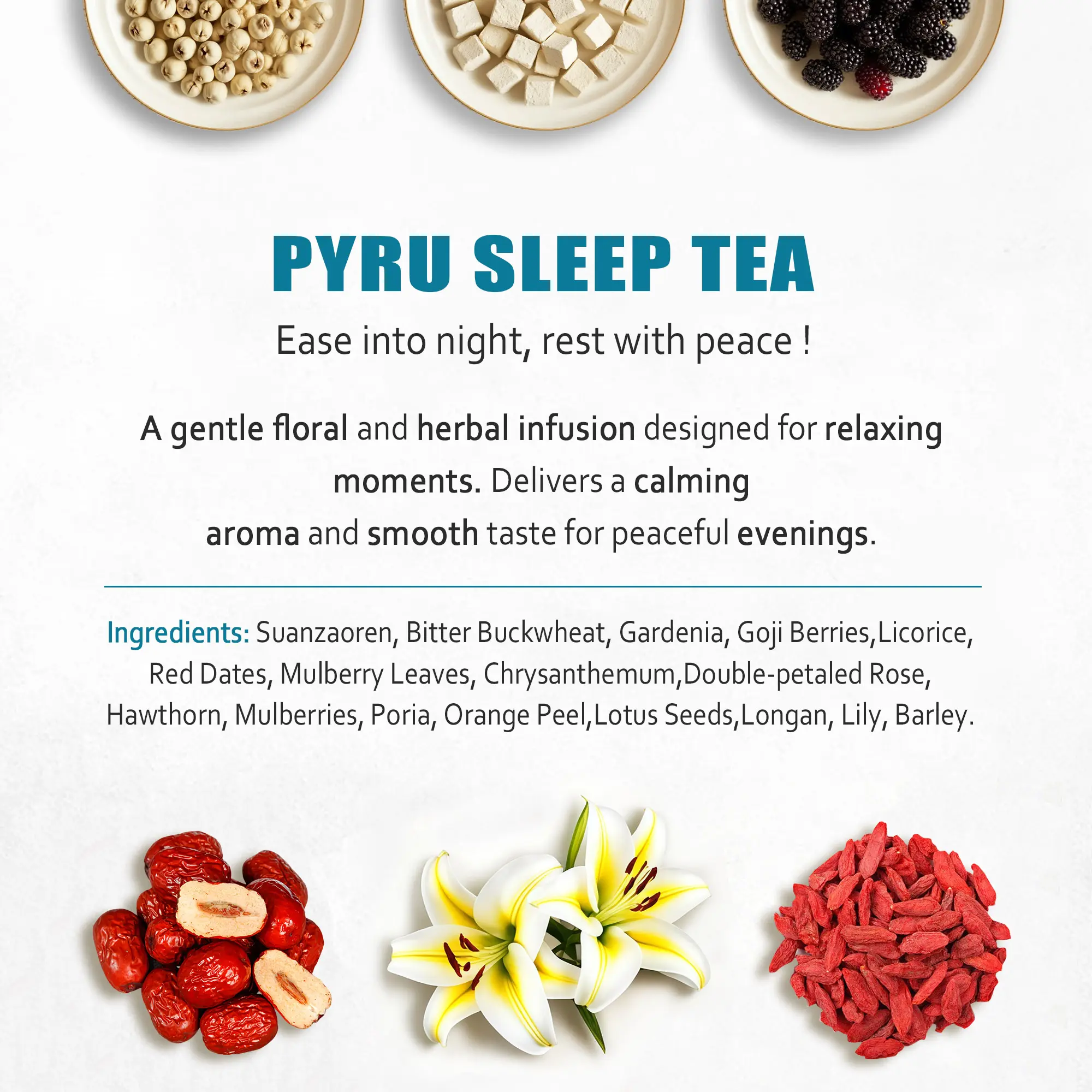 PYRU Tea Combo – Calm Cleanse 4-Box | Relaxation & Gentle Reset