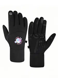 1pc with  I Love Bubbles Bubblents winter gloves unisex winter gloves Touch Screen Comfort Fit Daily Use unisex sports gloves Thick holiday gifts Popular Trendy