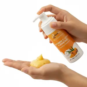 Vitamin C & Turmeric Foaming Cleanser 5oz/ 150ml | Natural Glow Cleanser