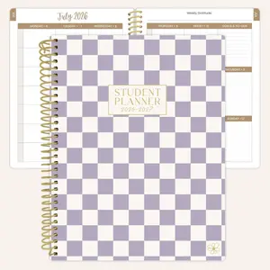 2026–27 Daisy Column Academic Planner, 7" x 9" | Checkered