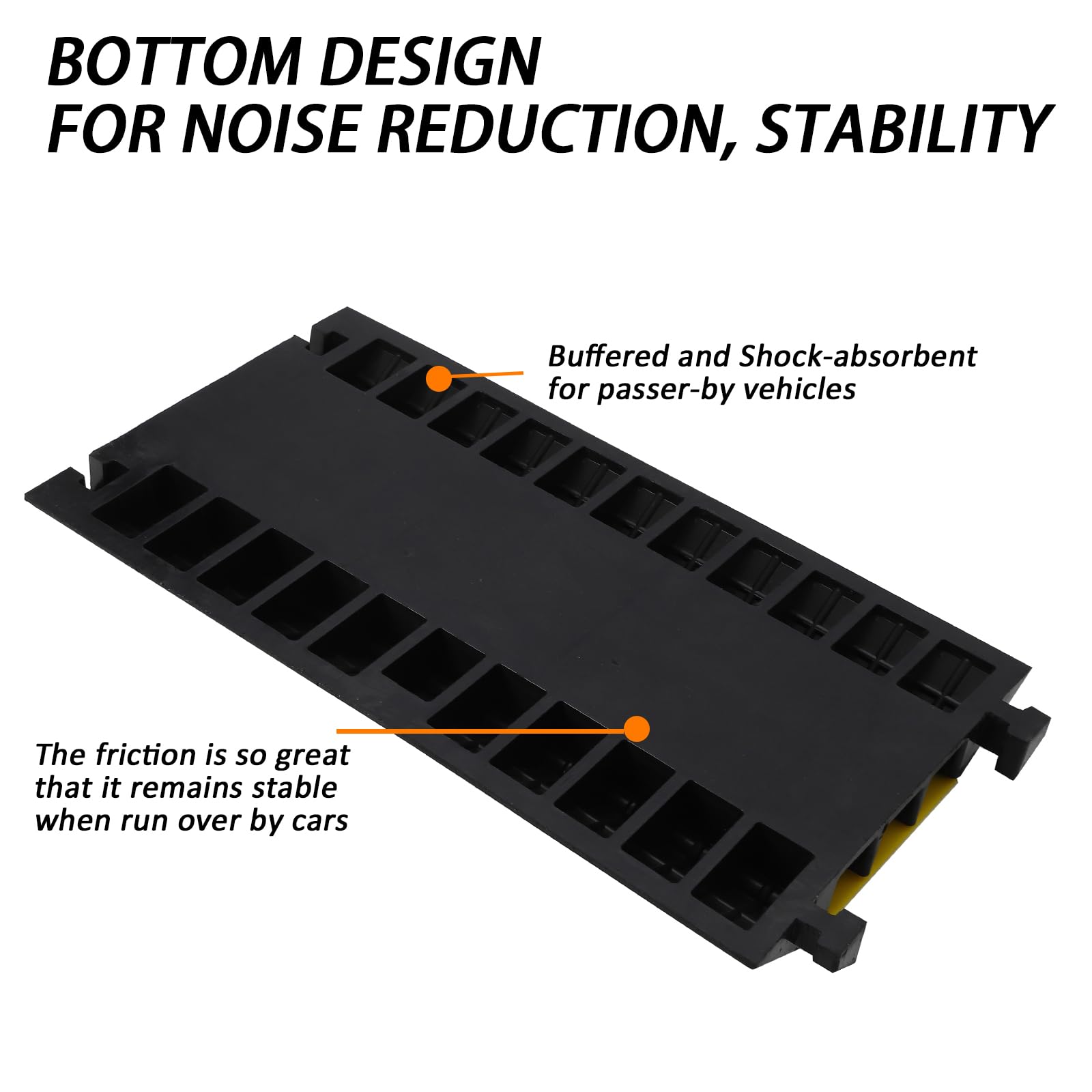 【GARVEE】Heavy Duty Rubber Cable Protector Ramps with Multiple Channels, Load Capacity up to 28000 lbs, Suitable for Driveway, Indoor and Outdoor Use, Protects Wires, Cables, and Hoses, Available in 1 or 3 Pack Options 【GARVEE】Heavy Duty Rubber Cable Protector Ramps with Multiple Channels, Load Capacity up to 28000 lbs, Suitable for Driveway, Indoor and Outdoor Use, Protects Wires, Cables, and Hoses, Available in 1 or 3 Pack Options