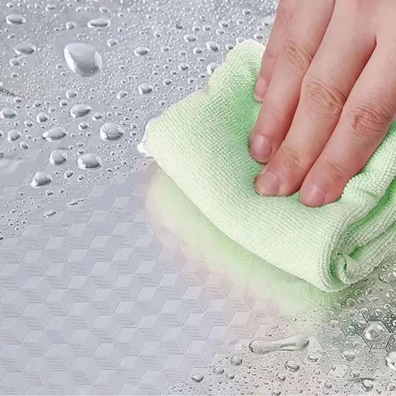 Peel and Stick Wallpaper, Waterproof Contact Paper for Kitchen Countertops Cabinets, Self-Adhesive Removable Aluminum Foil Sticker, Oil Proof Heat Resistant, Easy Clean (15.75 in x 16.4 ft)