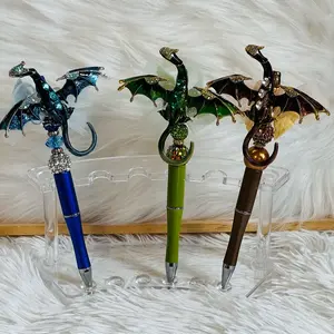 Fancy Beadable Pen Dragon Topper