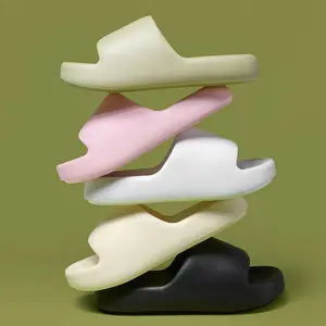 Cloud Slippers for Women and Men Bathroom Sandals Slippers Cushioned Thick Sole Shower Footwear Walking Shoes