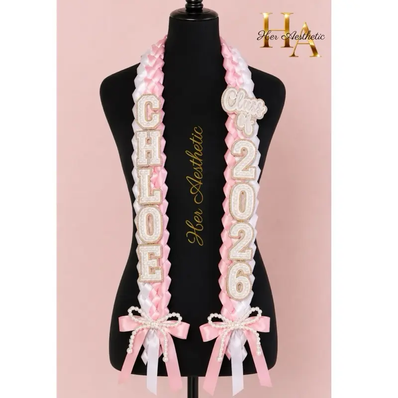 Luxe Graduation Stole & Lei Bundle