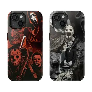 Horror Scary Halloween 2025 Phone Cases,Tough phone case,for iPhone 16/15/14/13/12/11/17 ProMax Plus for Samsung phones, suitable for both men and women, an excellent choice for Halloween, Christmas and Thanksgiving.