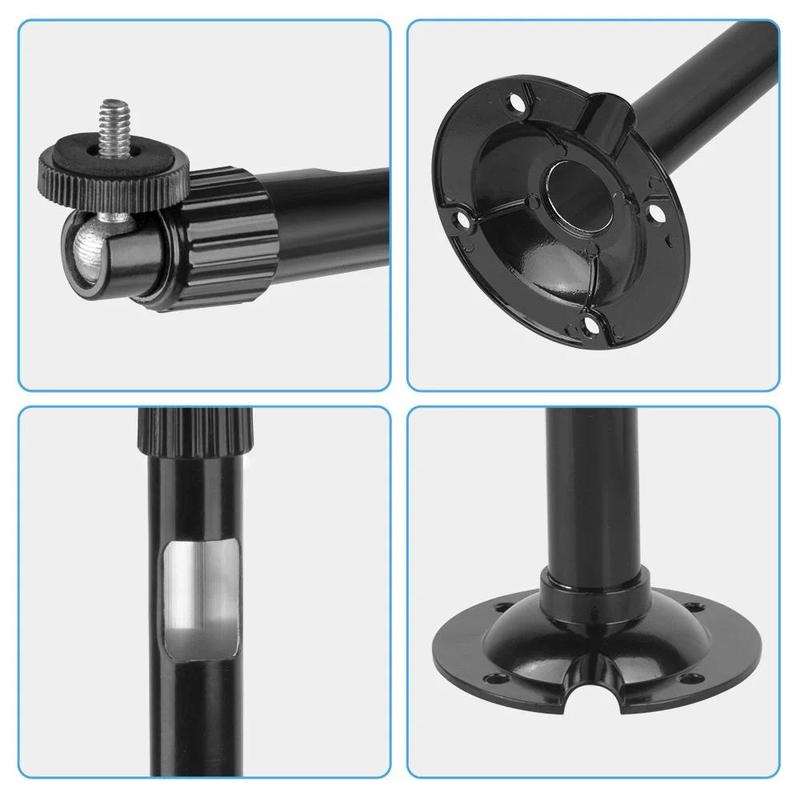 Thundeal TDA6W TD80W HY320 HY300Pro Projector Ceiling Mount Wall Holder 40cm 60cm 80cm 1/4 6mm Black Aluminum Projector Hanger Adjustable Mount Bracket