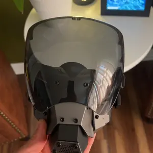 Full Face Mask, Double Sided Breathable Tactical Mask, Party Cosplay Mask, Cyberpunk Mask, Festival & Party Supplies #TOP PICKS