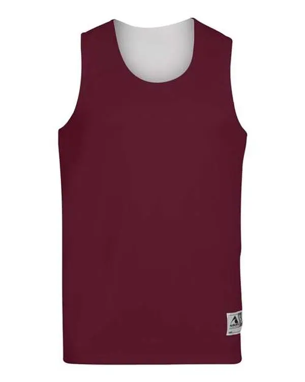 Augusta Sportswear - Reversible Wicking Tank Top - Maroon/ White - 148