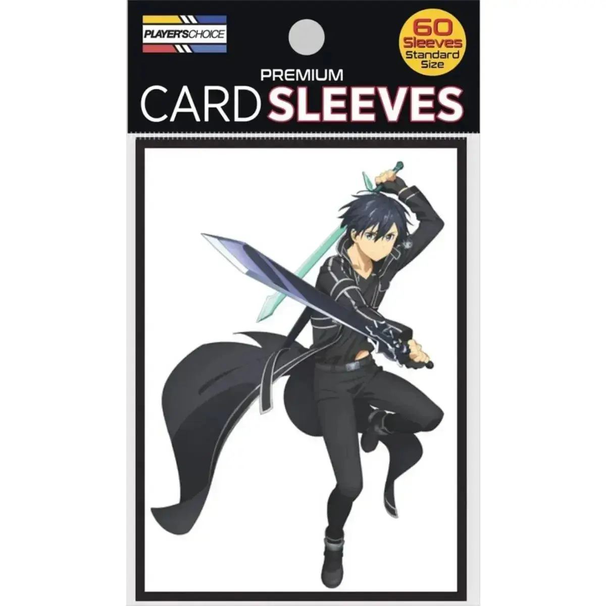 Sword Art Online Alicization - Kirito Standard Card Sleeves (66x91mm) - Player's Choice