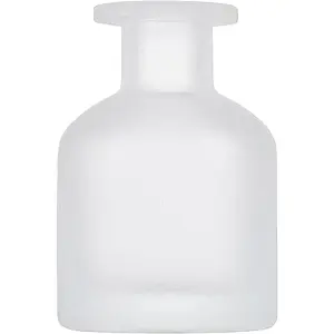150ml/5oz Empty Refillable Glass Diffuser Bottle Diffuser Jars  Storage Container  Accessories Use for DIY  Sets (Matte Transparent)