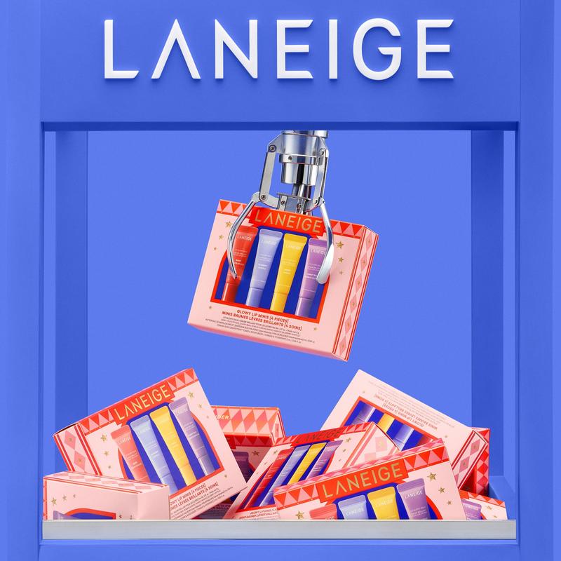 Laneige Glowy Lip Minis, Hydrating, Infused with Shea Butter