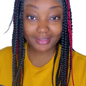 Synthetic Braided Wig (18 inches) with 92 Braids, Edge Brush, Melt Band & Satin Bonnet - HD Large Lace Area