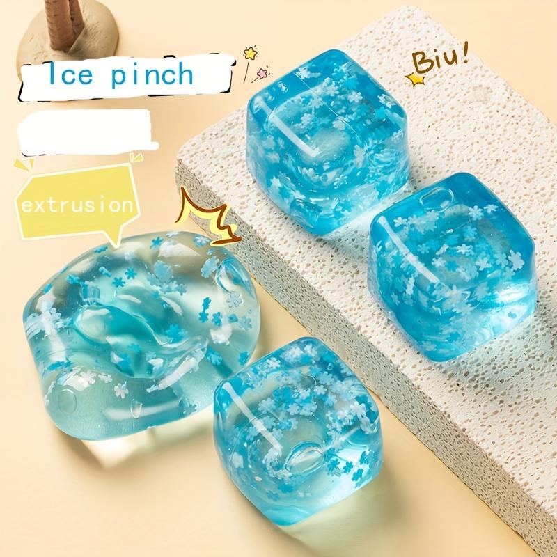 Snowflakes Ice Cube Anti-stress Squishy Toys Slow Rebound Stress Relief Ball Decompression Fidget Toy For Adults Birthday Gifts #TTMN