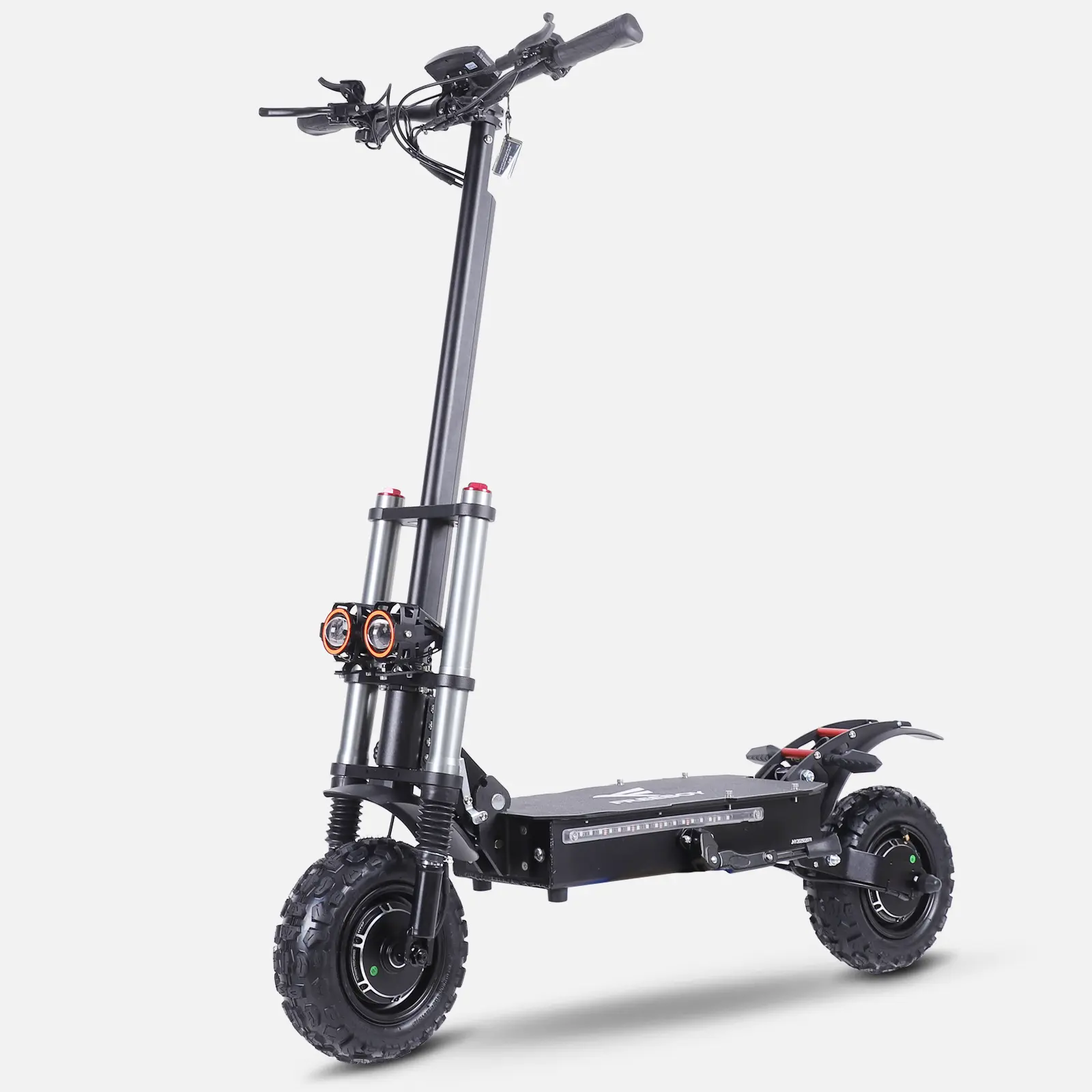 6000W Beast Electric Scooter  50MPH Speed | 62 Miles Range | 11” Off-Road Tires | Seat Included | Dual Hydraulic Suspension | Foldable & Ready to Ride