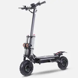 6000W Beast Electric Scooter  50MPH Speed | 62 Miles Range | 11” Off-Road Tires | Seat Included | Dual Hydraulic Suspension | Foldable & Ready to Ride