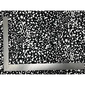Liverpool Knit Animal Print Fabric - Soft and Versatile Material for Various Designs and Textures