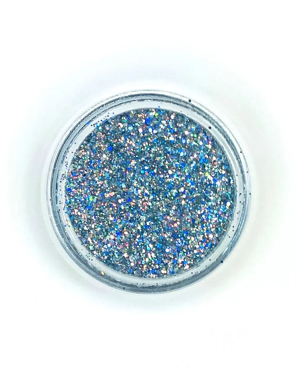 Cosmetic Silver Holographic Fine Glitter for Lightweight Eye Makeup