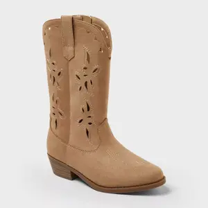 Kids' Finola Boots - Cat & Jack Tan 5