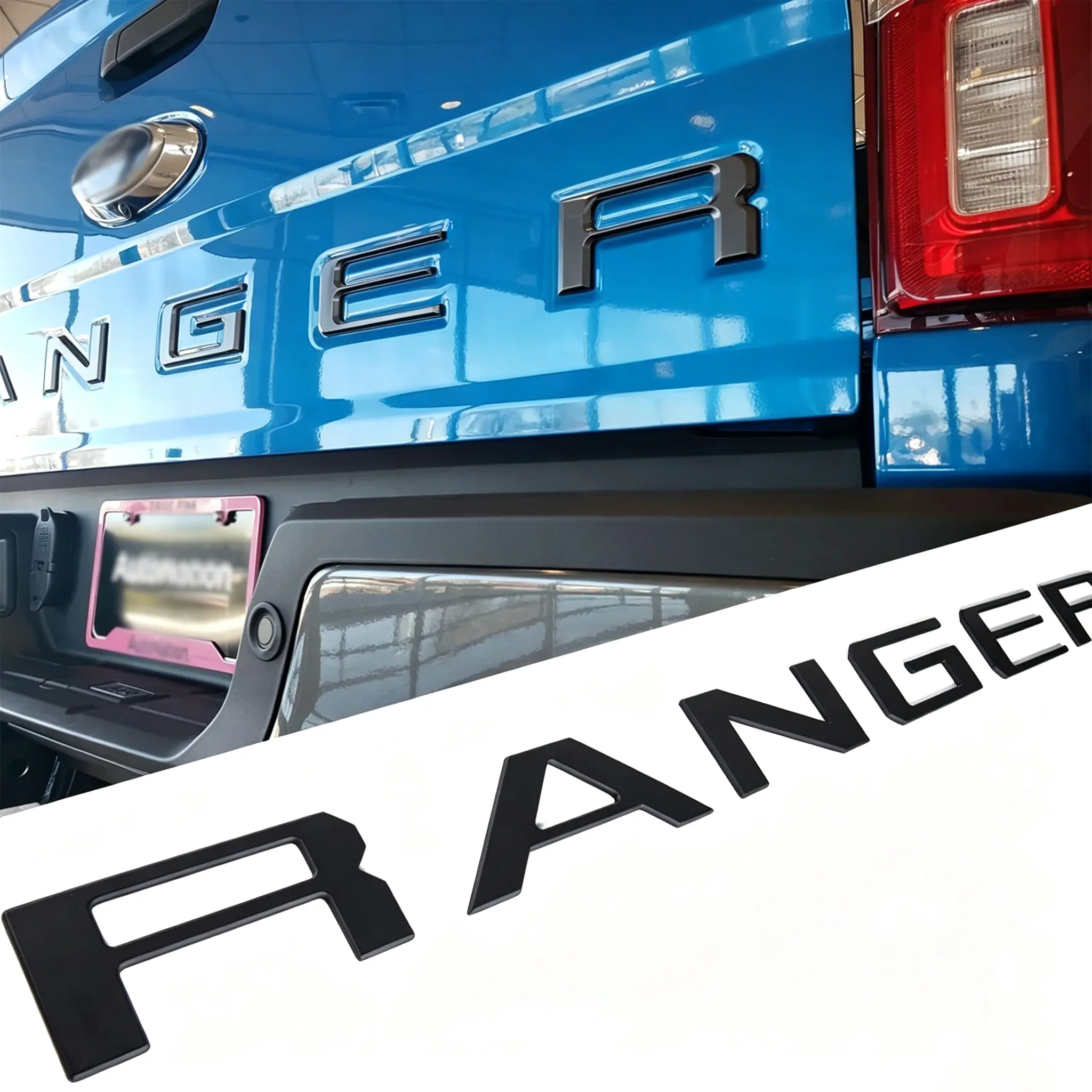 Putco Ford Ranger Rear Tailgate Lettering Sticker Kit – Car Decoration Decals 2023–2026